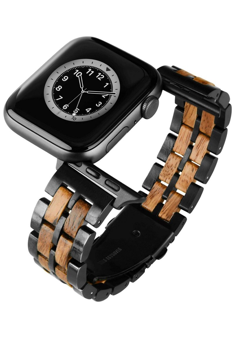 Herren Analoguhren | LAIMER SMARTWATCH WRISTBAND FOR APPLE-WATCH Uhr schwarz/zeb/fancy/schwarz - FX90290 Herren Analoguhren | LAIMER SMARTWATCH WRISTBAND FOR APPLE-WATCH Uhr schwarz/zeb/fancy/schwarz - FX90290