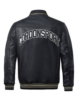 VICTORIA - Leather jacket - black