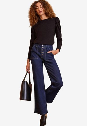 Love & Roses REGULAR FIT - Top s dlouhým rukávem - black puff sleeve