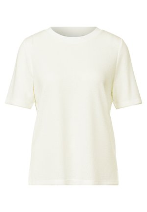 STRICK-LOOK  - T-shirts basic - weiß
