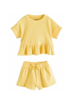 Next SHORT SLEEVE SET - Marškinėliai su spaudiniu - yellow