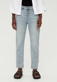 s.Oliver EN STRETCH - Jean droit - blassblau