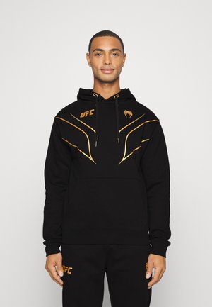 UFC FIGHT NIGHT 2.0 REPLICA MENS HOODIE - Mikina s kapucí - black/gold