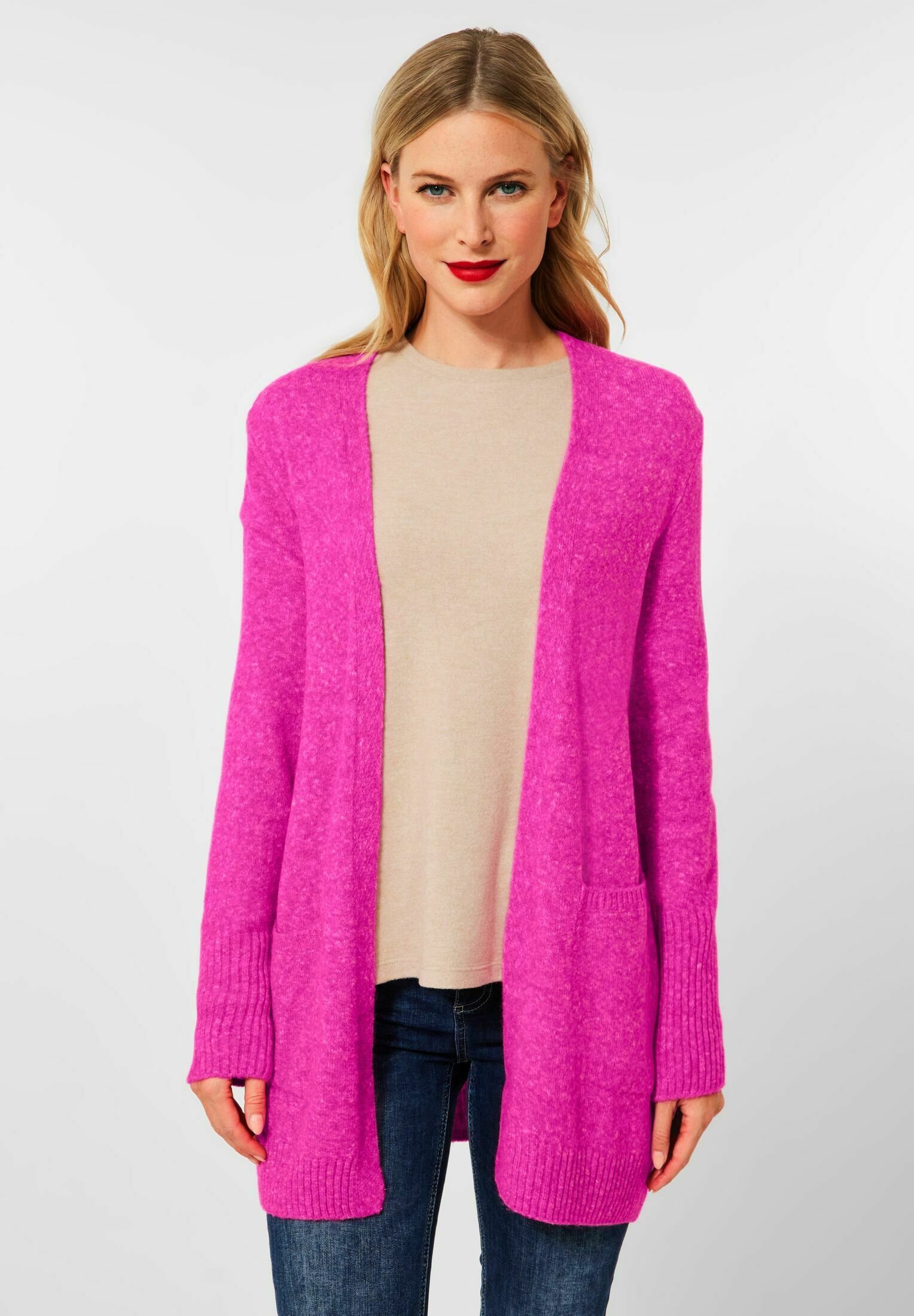 pink and green sweater