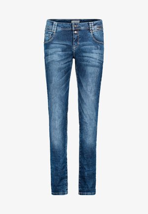 MIT REISSVERSCHLUSS - Jeans Straight Leg - blue