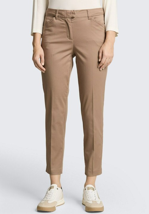 TOM TAILOR Slim chinobroek voor dames met riem, 21650