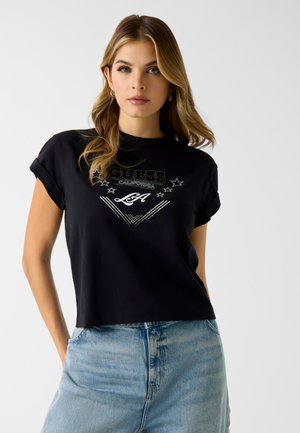 STARS - T-shirt con stampa - jet black a