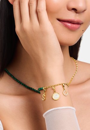 THOMAS SABO, Pendentif - gelbgoldfarben, weiß