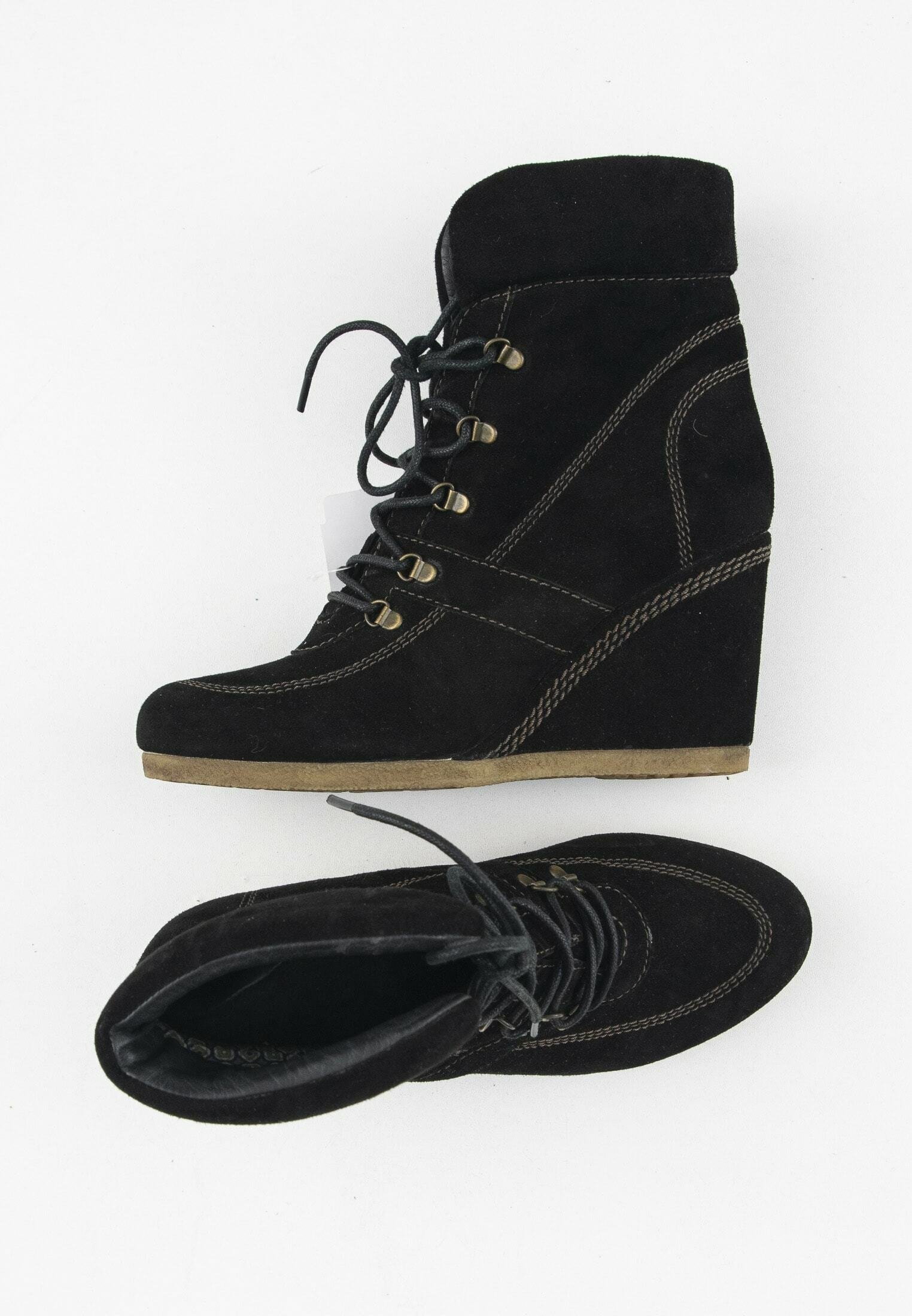 Geox Enkellaarsjes met sleehak - black/Zwart - Zalando.nl