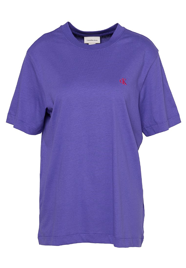 Calvin Klein Jeans T-shirt basic paars Calvin Klein Jeans T-shirt basic paars