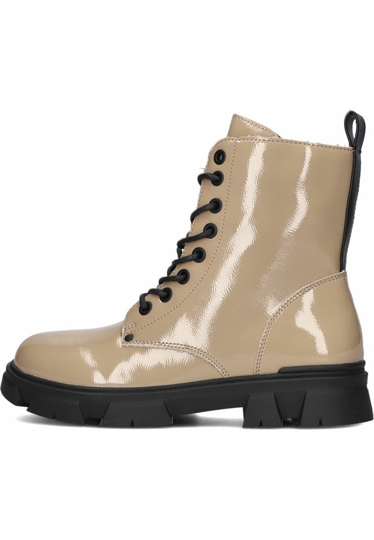Bullboxer AAF504F6S - Platform ankle boots - taupe - Zalando.de