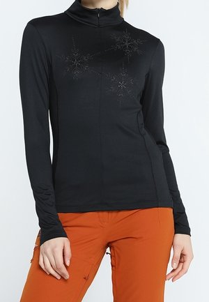 Sudadera con cremallera - black