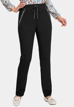 MODERNE JOG AUS FORMSTABILER ROMA-QUALITÄT
 - Tracksuit bottoms - black