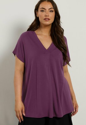 SHORT SLEEVE - Bluse - purple