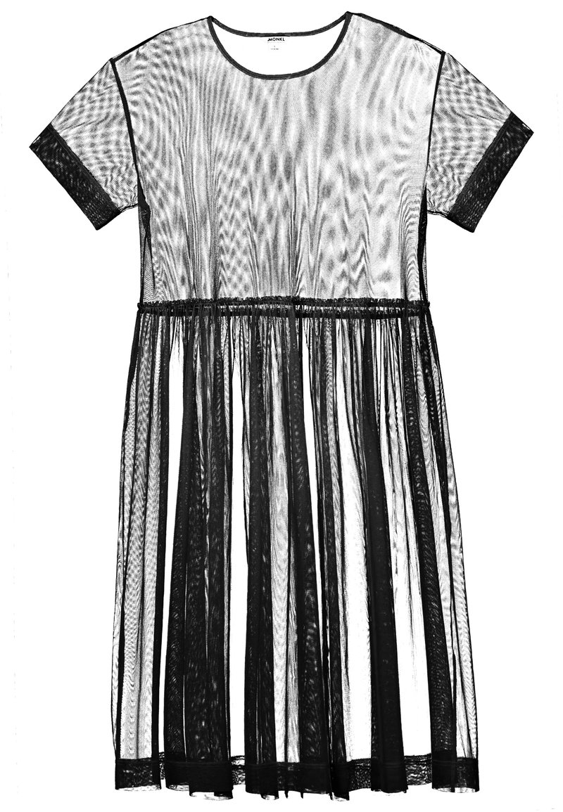 knee length dresses for ladies Animal print long sleeve Maxi Mesh Dress – Kimish