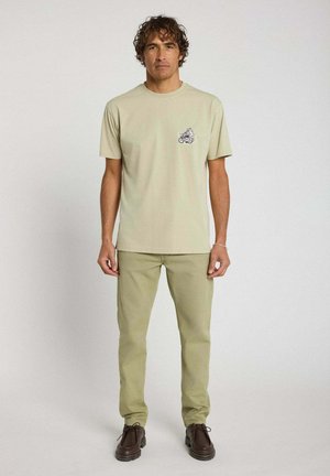 RELAX PATCH NORD - T-shirt imprimé - beige