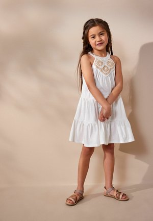 Next REGULAR FIT - Jerseyklänning - white