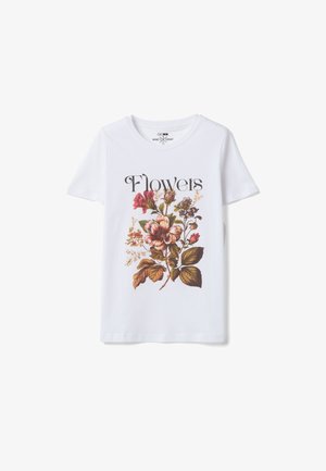 OVS, T-shirt con stampa - optical white