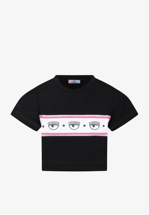 T-shirt con stampa - black