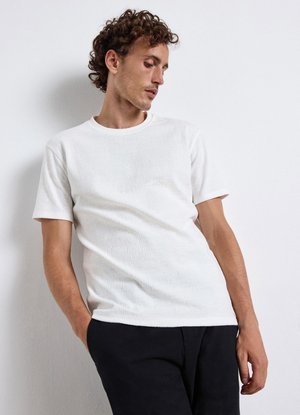 Calliope, T-SHIRT TINTA UNITA - T-shirt basic - bianco lana