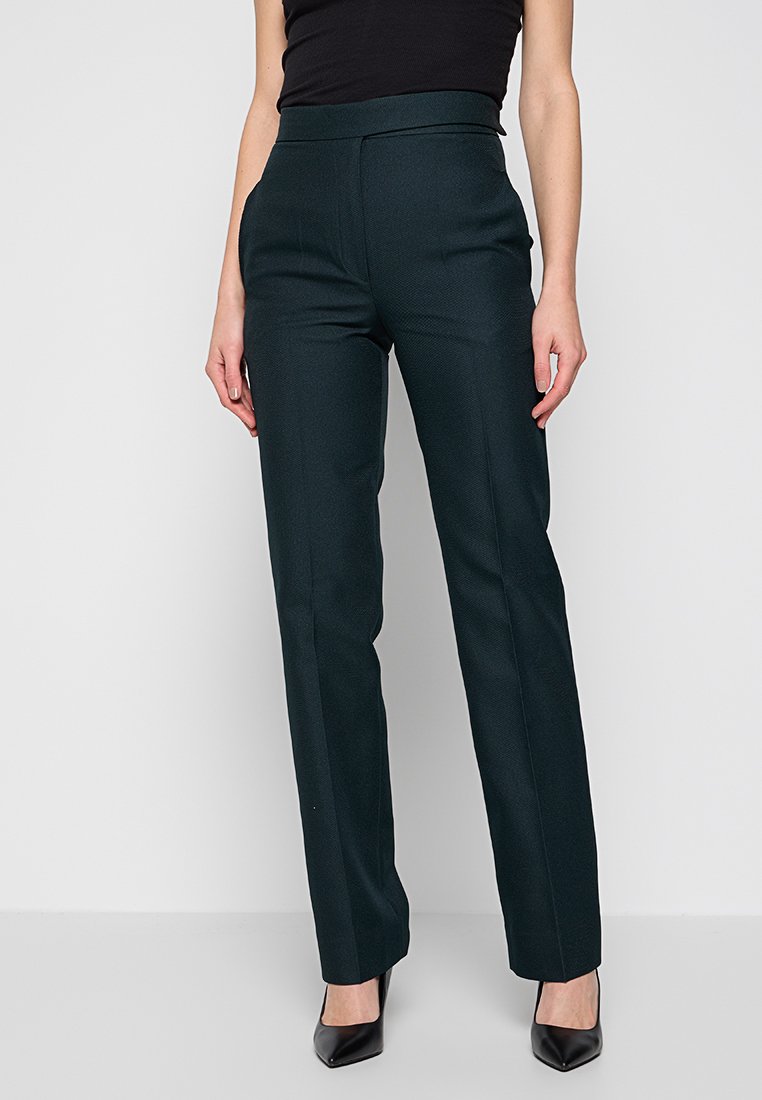 Victoria Beckham Broek donkergroen
