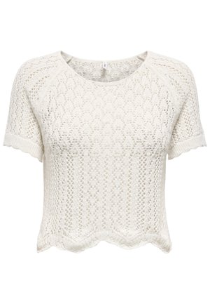 ONLY ONLNOLA LIFE PULLOVER - Basic póló - cloud dancer