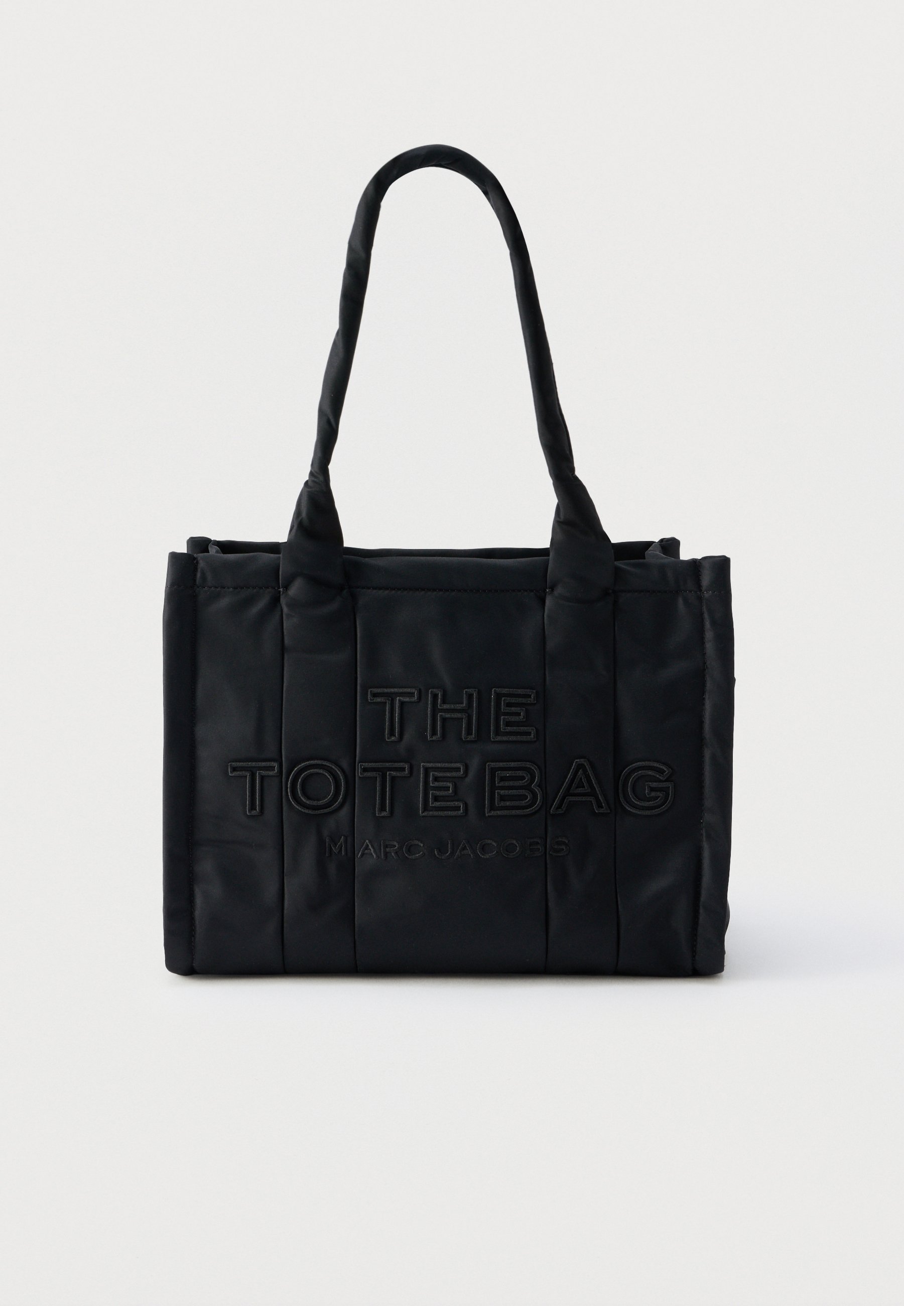 MARC JACOBS THE LARGE TOTE - Geantă de pânză - black/negru
