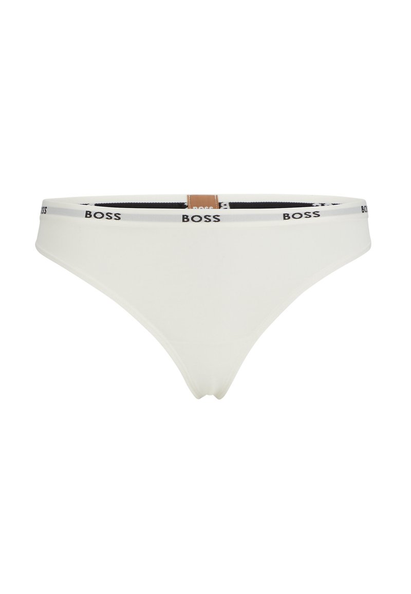 BOSS THONG  - Stringid - open white