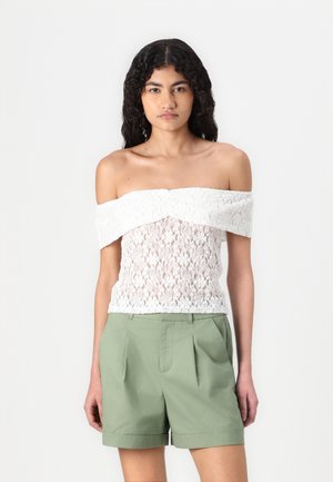 ONLLORENZA OFF SHOULDER - Top - egret