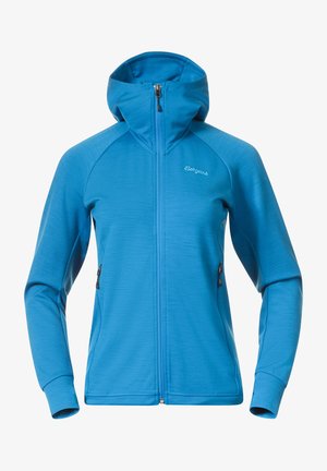 Bergans of Norway RABOT - Zip-up sweatshirt - dark aqua lagoon