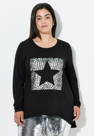 A-LINIE METALLIC-STERN LANGARM - Longsleeve - black