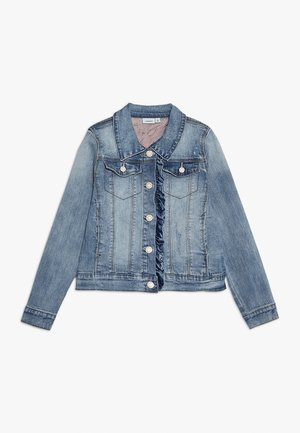 NKFTEGANI JACKET - Farkkutakki - light blue denim