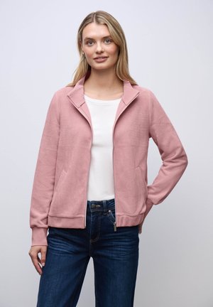 Street One STRUKTUR MIT ZIPPER - Giubbotto Bomber - rosa