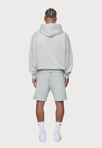 Pegador LOGO OVERSIZED JACKET - Cipzáras pulóver - washed pearl grey