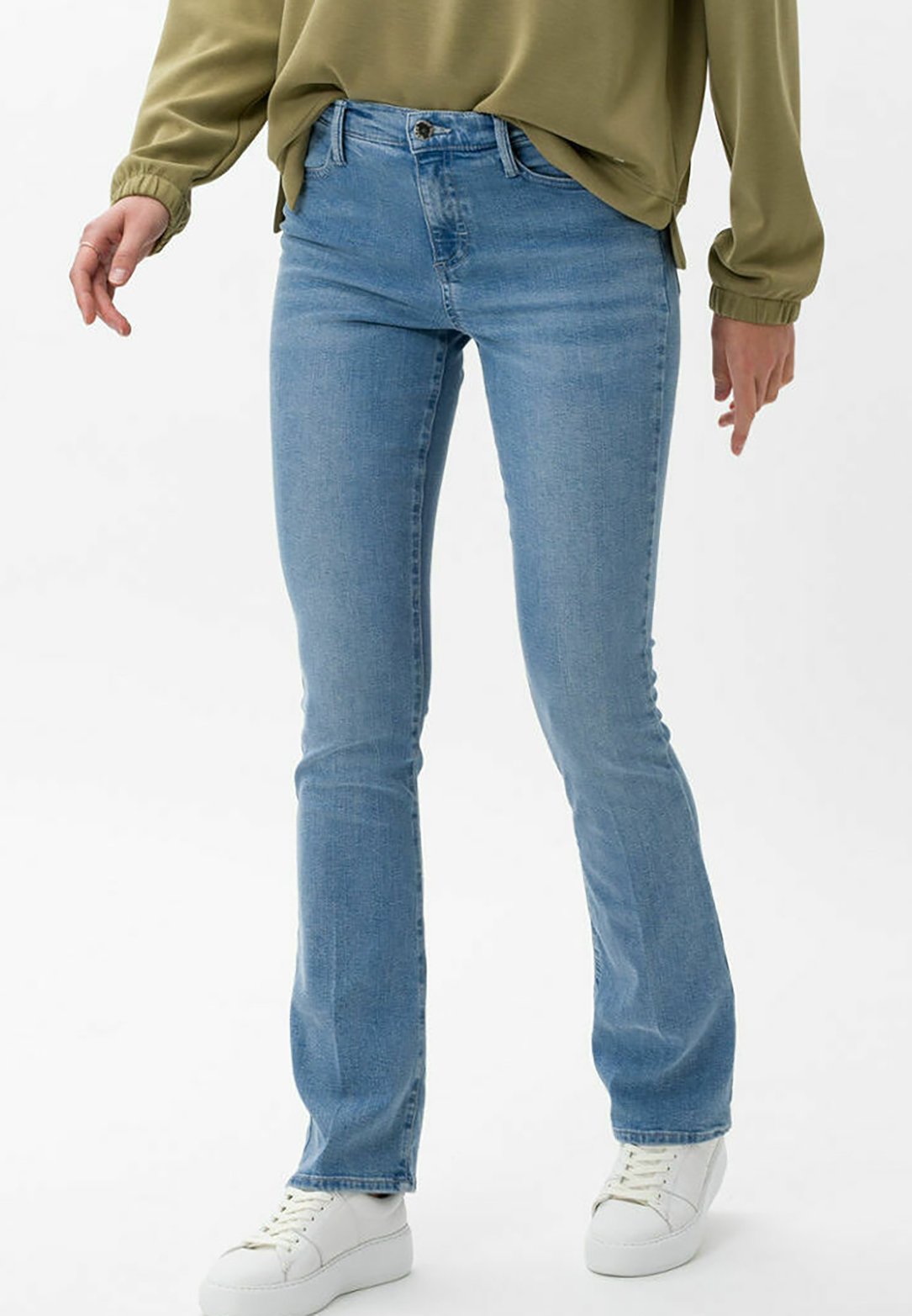 BRAX SHAKIRA - Slim fit jeans - used light blue/lichtblauw - Zalando.nl