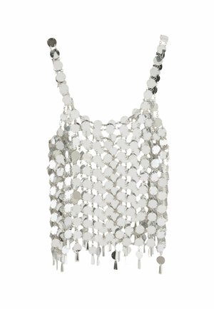 Next, DISCO MIRROR SLEEVELESS TOP - Bluse - silver-coloured