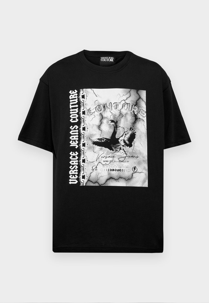 Versace Jeans Couture T-shirt print zwart