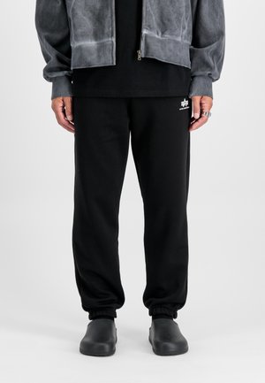 Alpha Industries BASIC JOGGER SMALL LOGO  - Calças de fato de treino - black