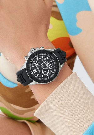 Plein Sport, WARRIOR TECH_47MM - Chronografické hodinky - black silver