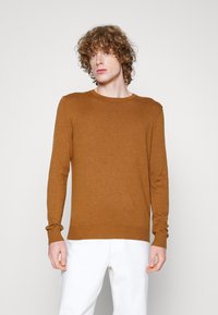 Jack & Jones - JJEEMIL CREW NECK - Jumper - rubber Thumbnail Image 1