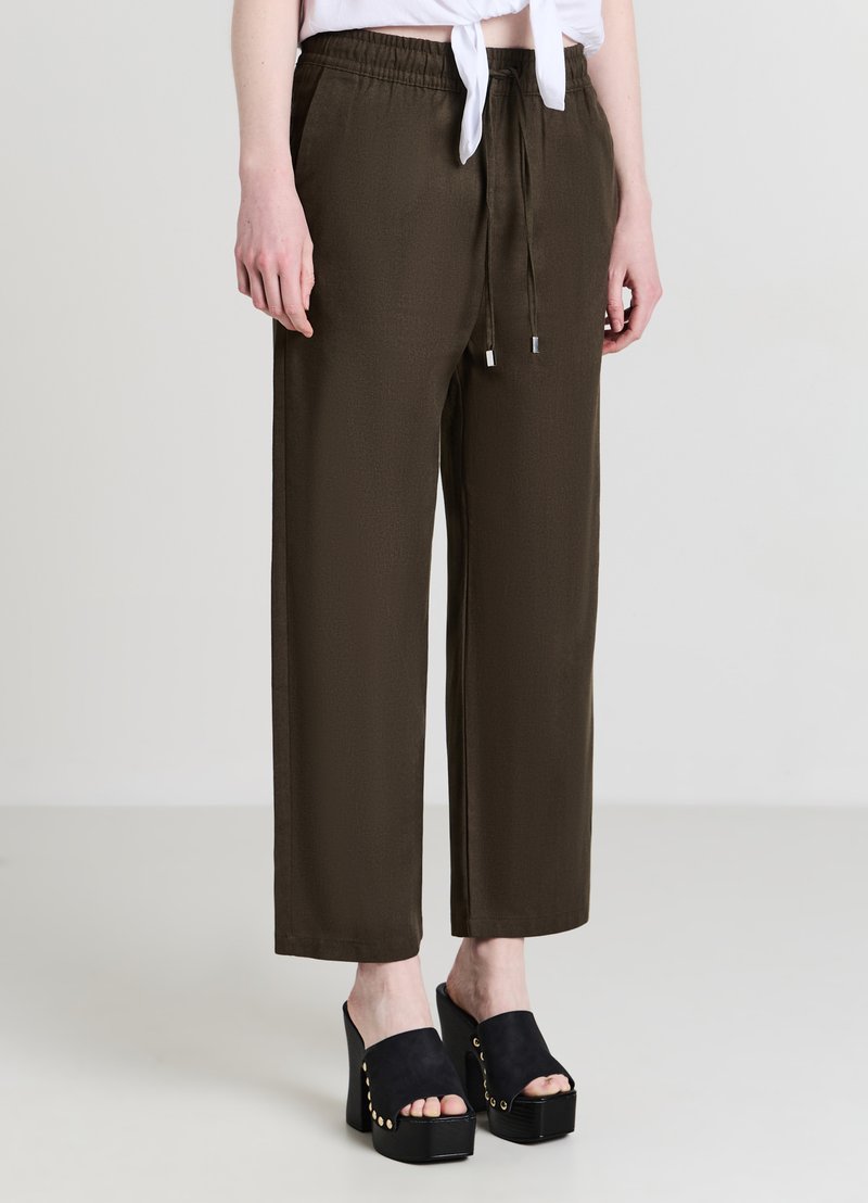 Calliope Stoffhose - verde militare scuro