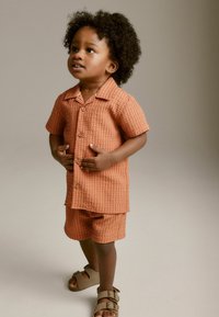 Next SHORT SLEEVE TEXTURED SET - REGULAR - T-shirts print - rust brown