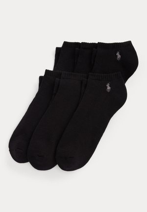 Polo Ralph Lauren, CUSHIONED LOW CUT SOCK 6 PACK - Socks - black