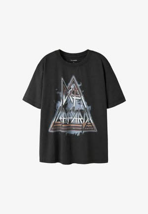 TWO SOON, T-SHIRT DEF LEPPARD - T-shirt imprimé - black