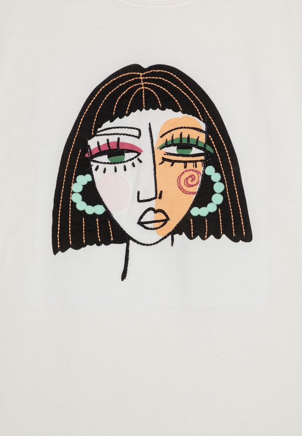 KOGLADY LIFE MIX - Print T-shirt - cloud dancer3