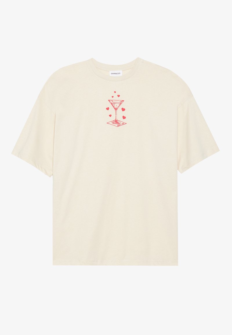 Even&Odd T-shirt print beige