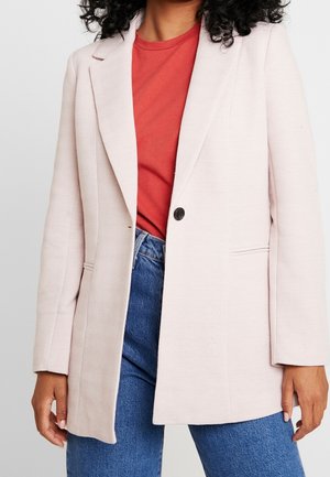 Manteau court - mottled light pink