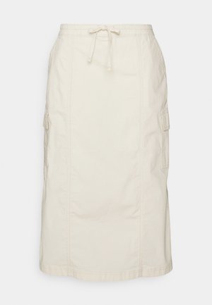 Hollister Co. RISE POPLIN CARGO MIDI - Uska suknja - birch