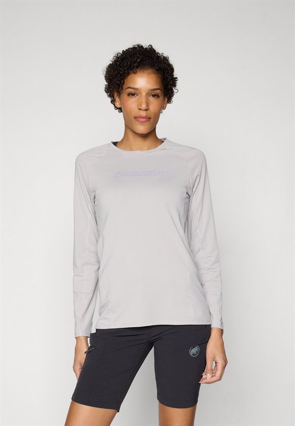 SELUN LONGSLEEVE WOMEN LOGO - Long sleeved top - alpine calamint