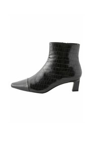 FOREVER COMFORT - Bottines à talons hauts - black crocodile effect